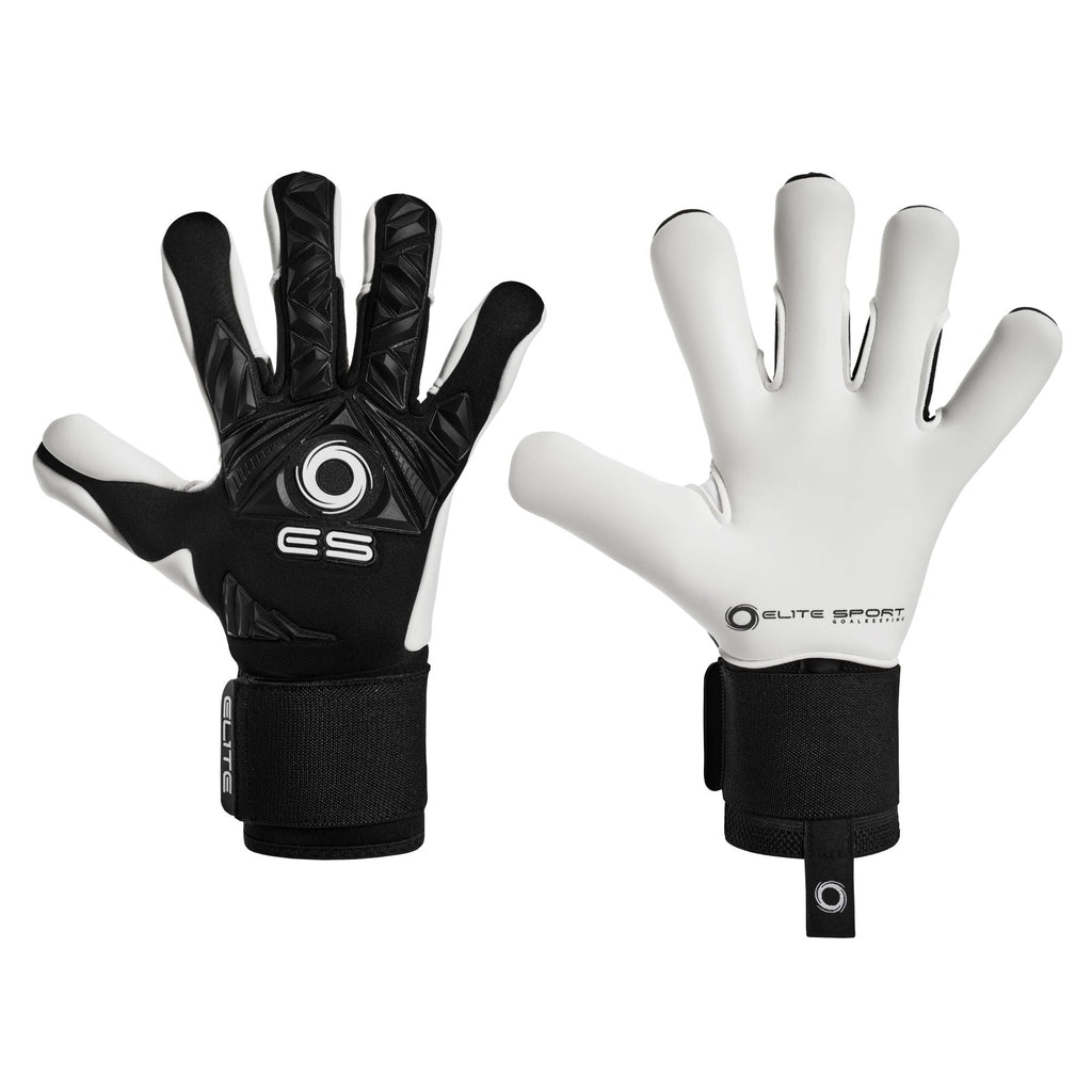 ELITE SPORT Revolution II Combi Black Goalkeeper Gloves product image 1, provided for visual reference and product detail