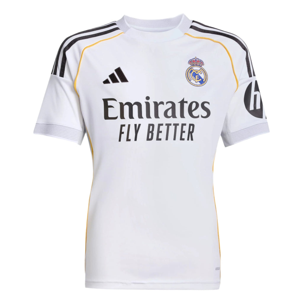 ADIDAS Real Madrid Youth Home Jersey 25/26 - JN8887 product image 1, provided for visual reference and product detail review