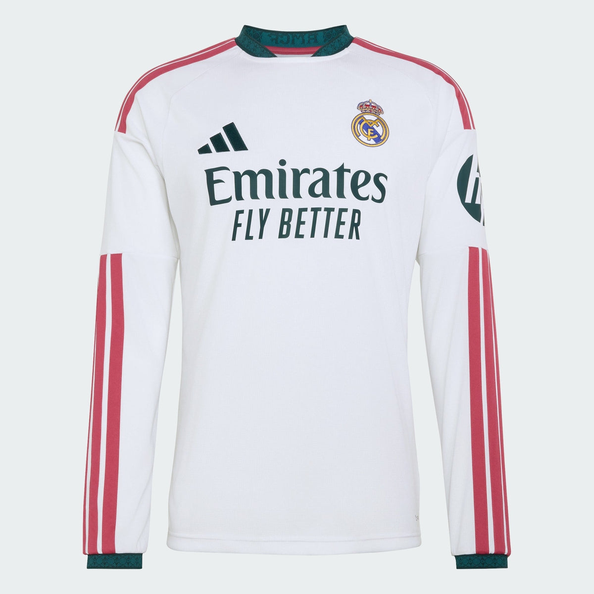 Adidas 26/27 Real Madrid Long Sleeve Home JSY KC3952 product image 1, provided for visual reference and product detail review
