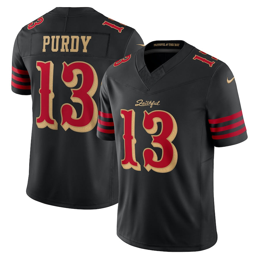 SF.49ers #13 Brock Purdy Player Rivalries Vapor Limited product image 1