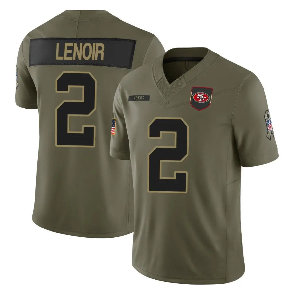 SF.49ers #2 Deommodore Lenoir Player Salute To Service product image 1