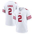 SF.49ers #2 Deommodore Lenoir Player White Home Game product image 1