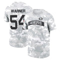 SF.49ers #54 Fred Warner Player Salute to Service Hoodies & product image 1