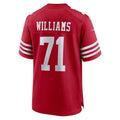 SF.49ers #71 Trent Williams Player Scarlet Home Game product image 1