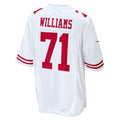 SF.49ers #71 Trent Williams Player White Game Football product image 1