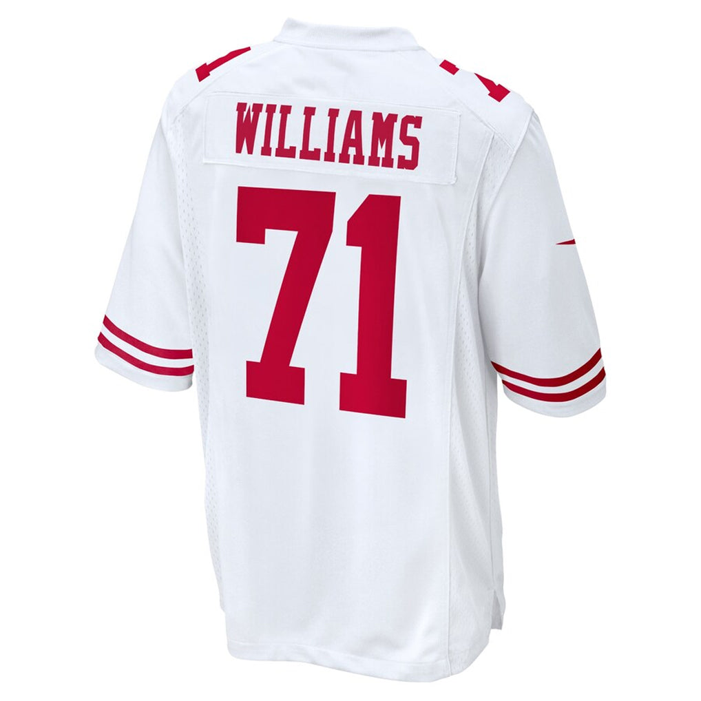 SF.49ers #71 Trent Williams Player White Game Football product image 1