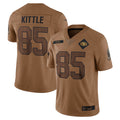 SF.49ers #85 George Kittle Player Brown Salute To Service product image 1