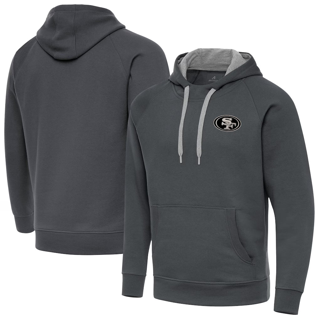 SF.49ers Charcoal Victory Pullover Hoodie Player Football product image 1