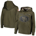SF.49ers Salute To Service Olive Hoodie Player Limited product image 1