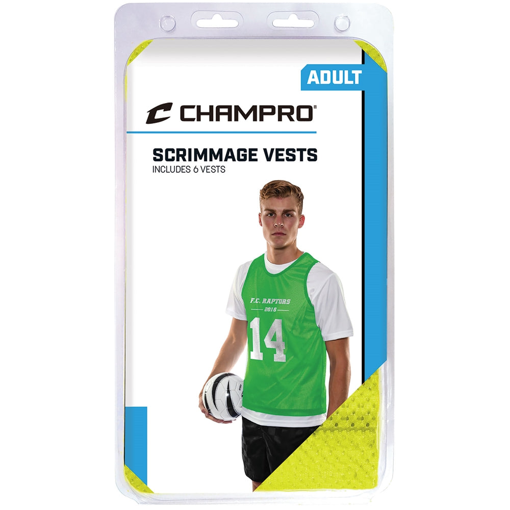 CHAMPRO Youth Scrimmage Vests 6-Pack product image 1, provided for visual reference and product detail review