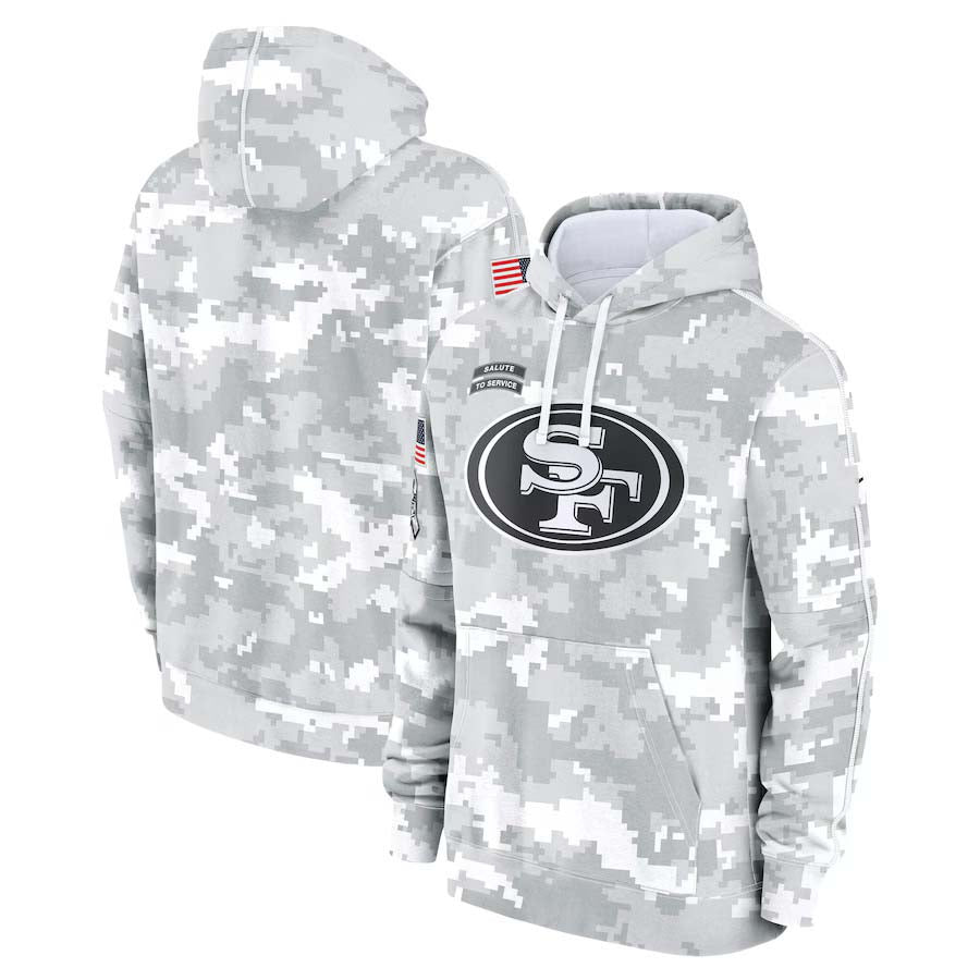 SF.49ers Salute To Service Club Pullover Hoodie Birthday product image 1