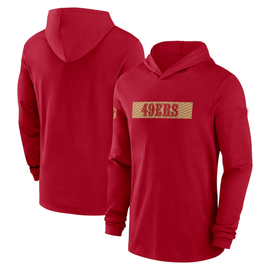SF.49ers Salute To Service Club Pullover Hoodie Player product image 1