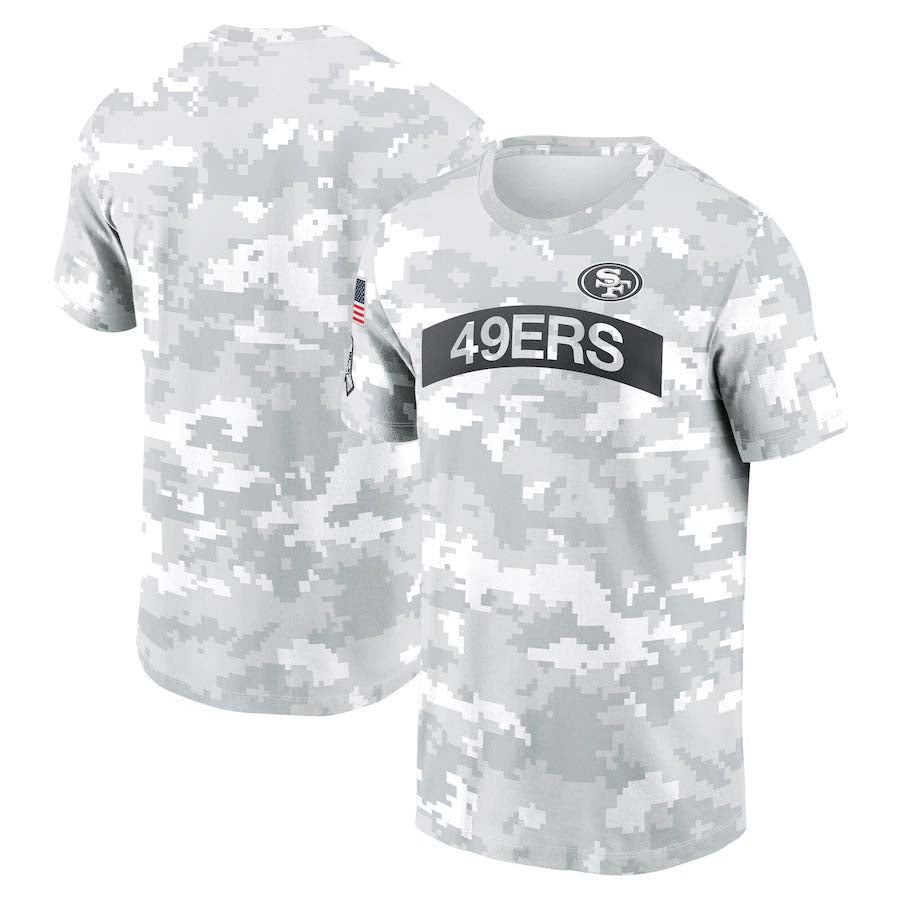 SF.49ers Salute To Service Club Pullover T-Shirt Player product image 1