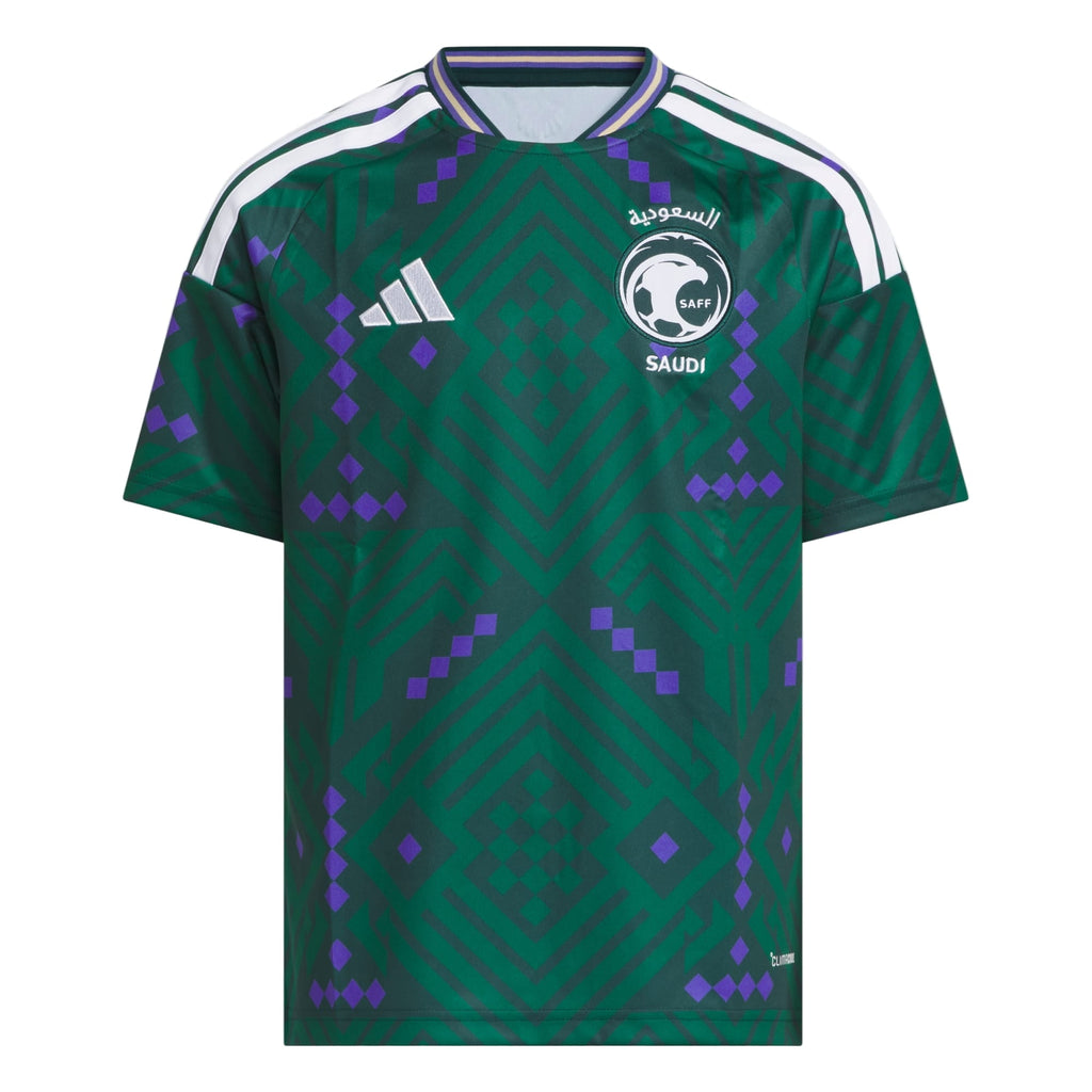 ADIDAS Saudi Arabia Youth Home Jersey 2026 - JZ6714 product image 1, provided for visual reference and product detail review