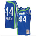 Atlanta Hawks Pete Maravich Mitchell & Ness Blue 1971-72 Hardwood Classics Swingman Jersey for Men product image 1, provided