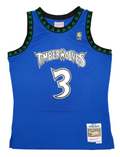 Minnesota Timberwolves Stephon Marbury Mitchell & Ness Blue Hardwood Classics Swingman Jersey for Men product image 1,