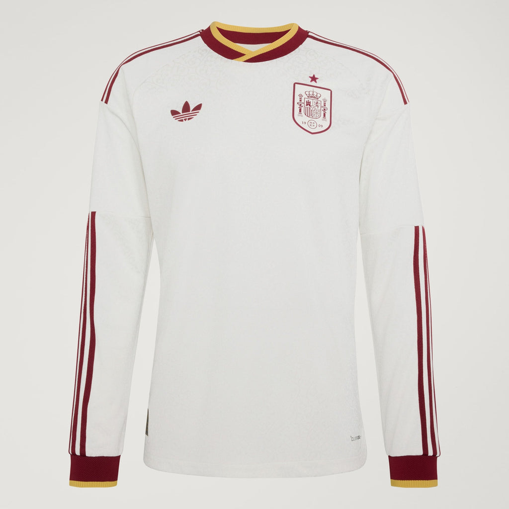 Adidas Spain 26/27 Away Authentic Long Sleeve Jersey KA1957 product image 2, provided for visual reference and product
