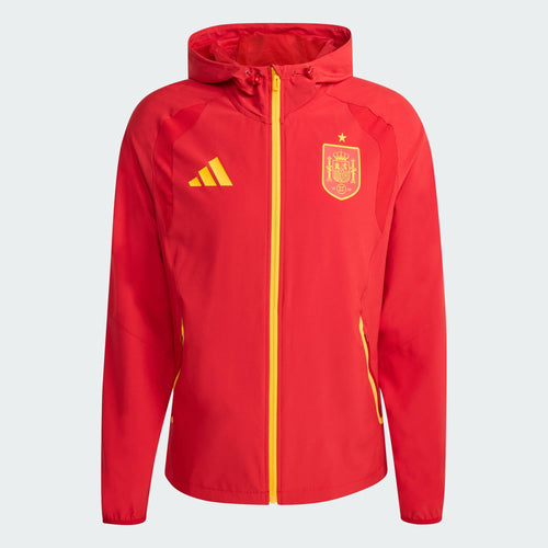 ADIDAS 2026 Spain Men Tiro Travel FZ Windbreaker Jacket - JZ2243 product image 1, provided for visual reference and product