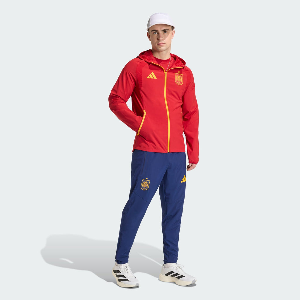 ADIDAS 2026 Spain Men Tiro Travel FZ Windbreaker Jacket - JZ2243 product image 5, provided for visual reference and product