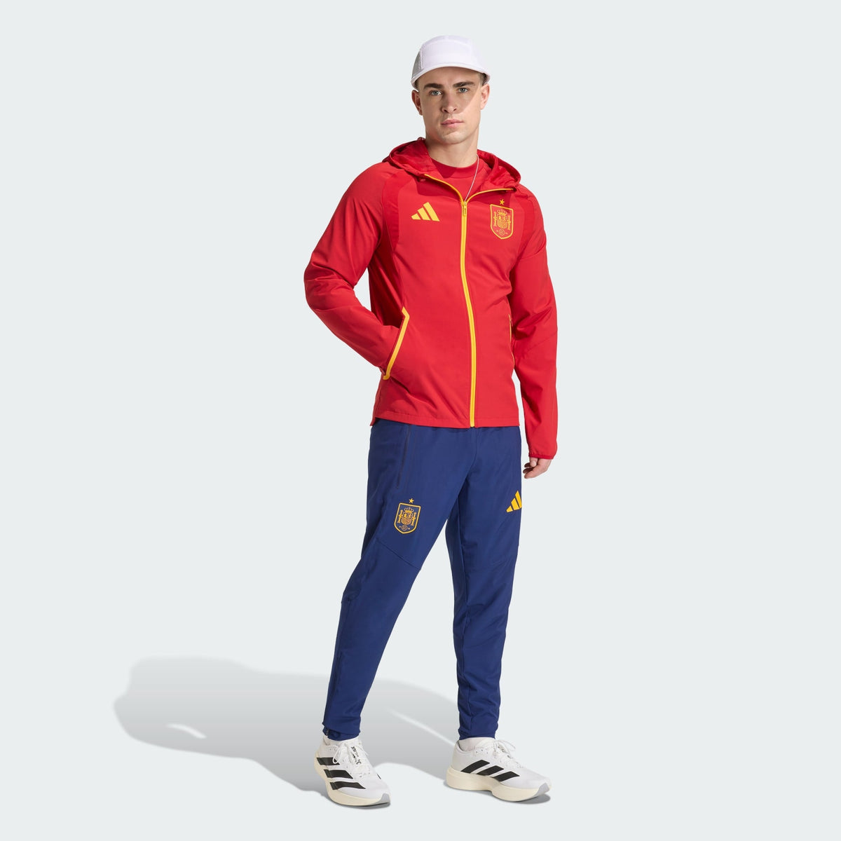 ADIDAS 2026 Spain Men Tiro Travel FZ Windbreaker Jacket - JZ2243 product image 5, provided for visual reference and product