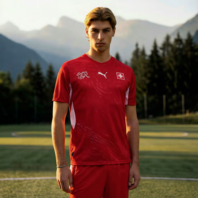 Puma Switzerland Men Home Jersey 26/27 - 783218 01 product image 3, provided for visual reference and product detail review