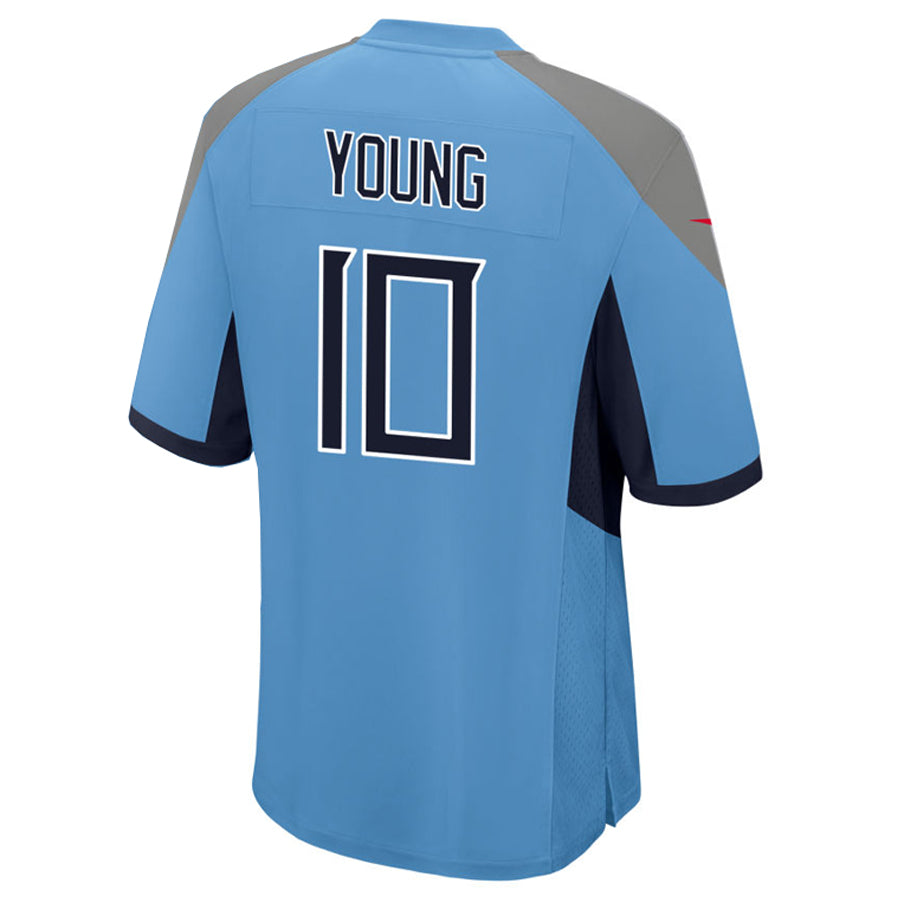 T.Titans #10 Vince Young Player Light Blue Home Game product image 1