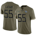 T.Titans #55 JC Latham Player Olive Salute To Service product image 1