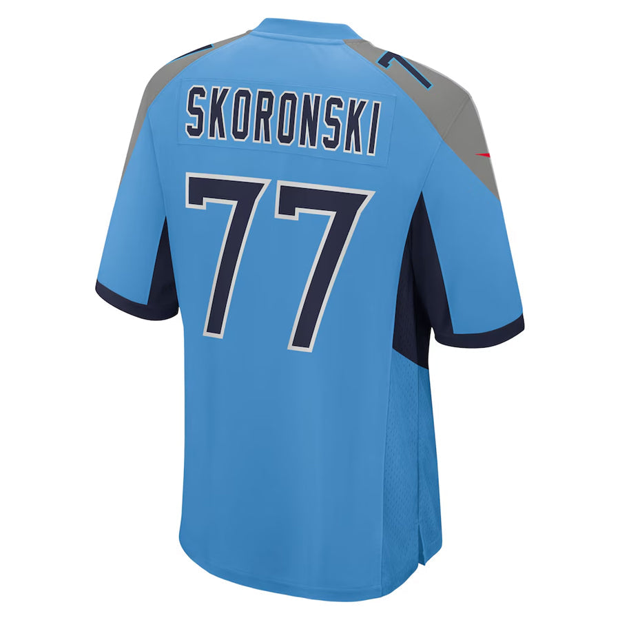 T.Titans #77 Peter Skoronski Player Light Blue Home Game product image 1