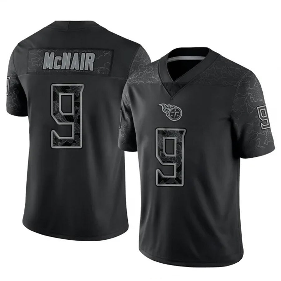 T.Titans #9 Steve McNair Player Black RFLCTV Limited product image 1