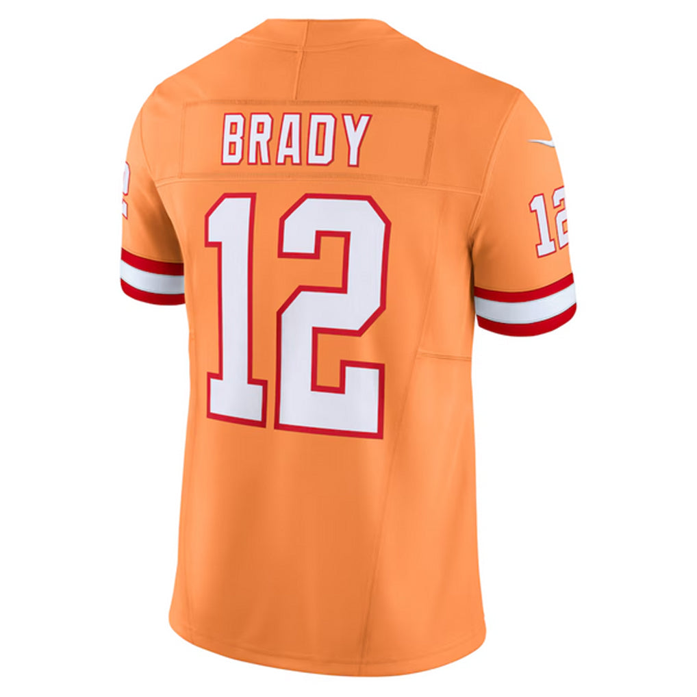 TB.Buccaneers #12 Tom Brady Player Orange Vapor F.U.S.E. product image 1