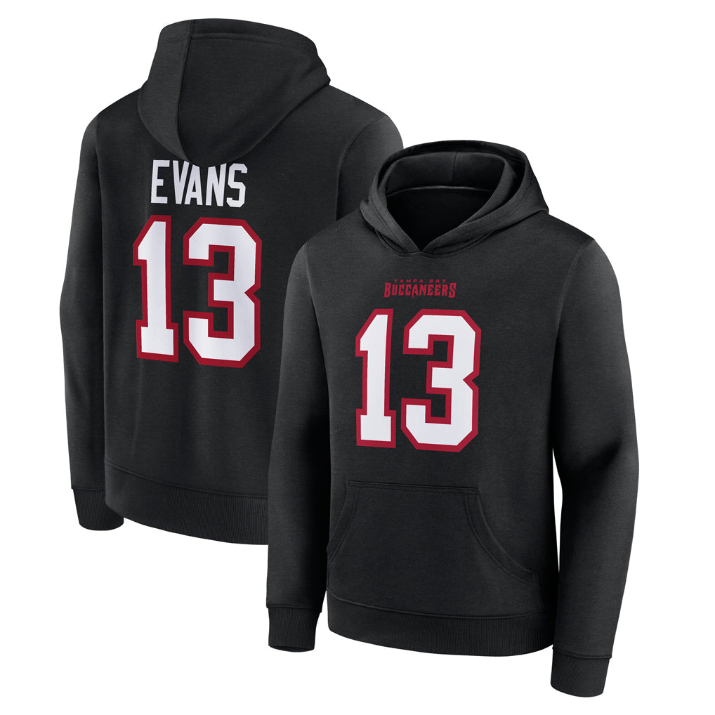 TB.Buccaneers #13 Mike Evans Player Graphic Black Hoodie product image 1