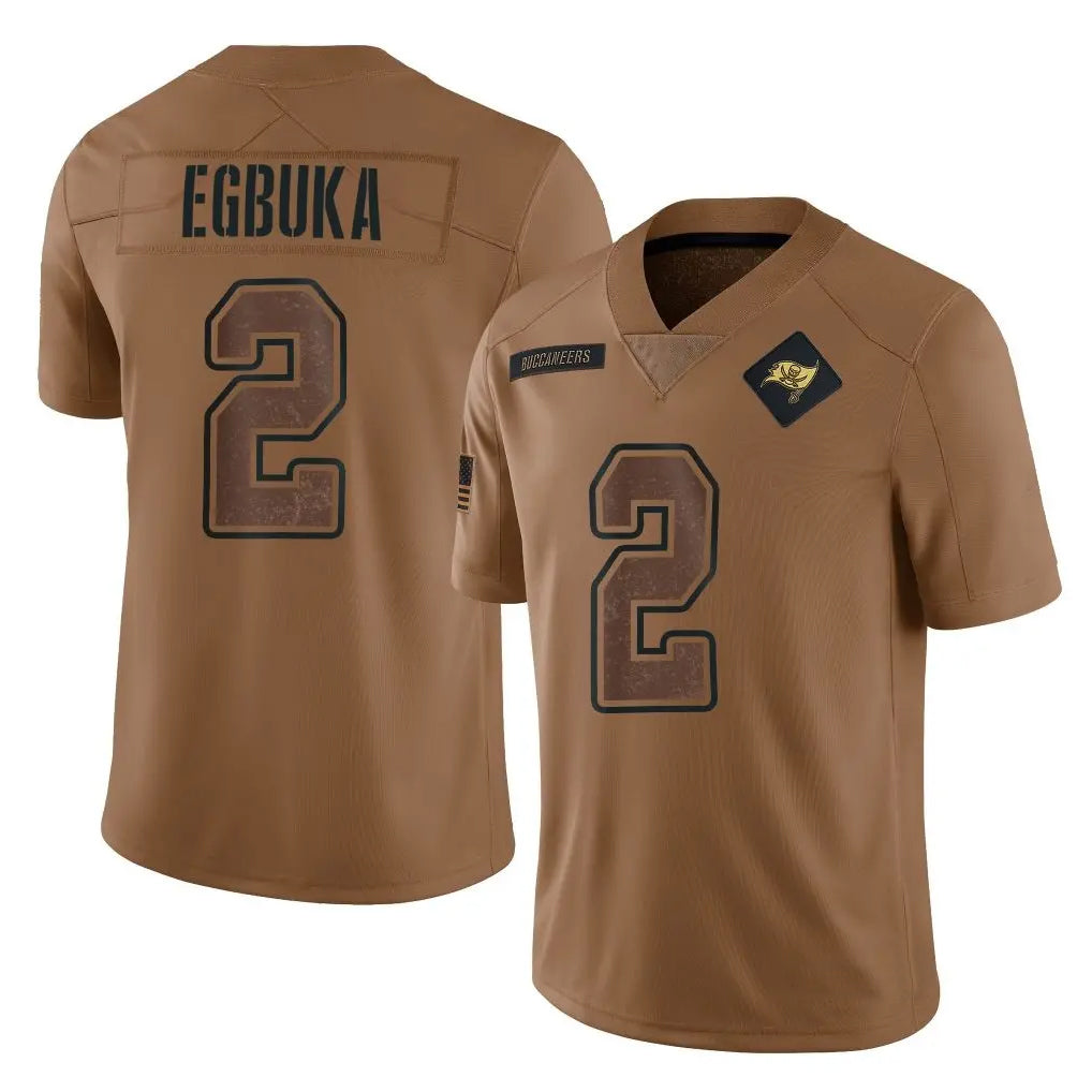 TB.Buccaneers #2 Emeka Egbuka Player Brown Salute To product image 1