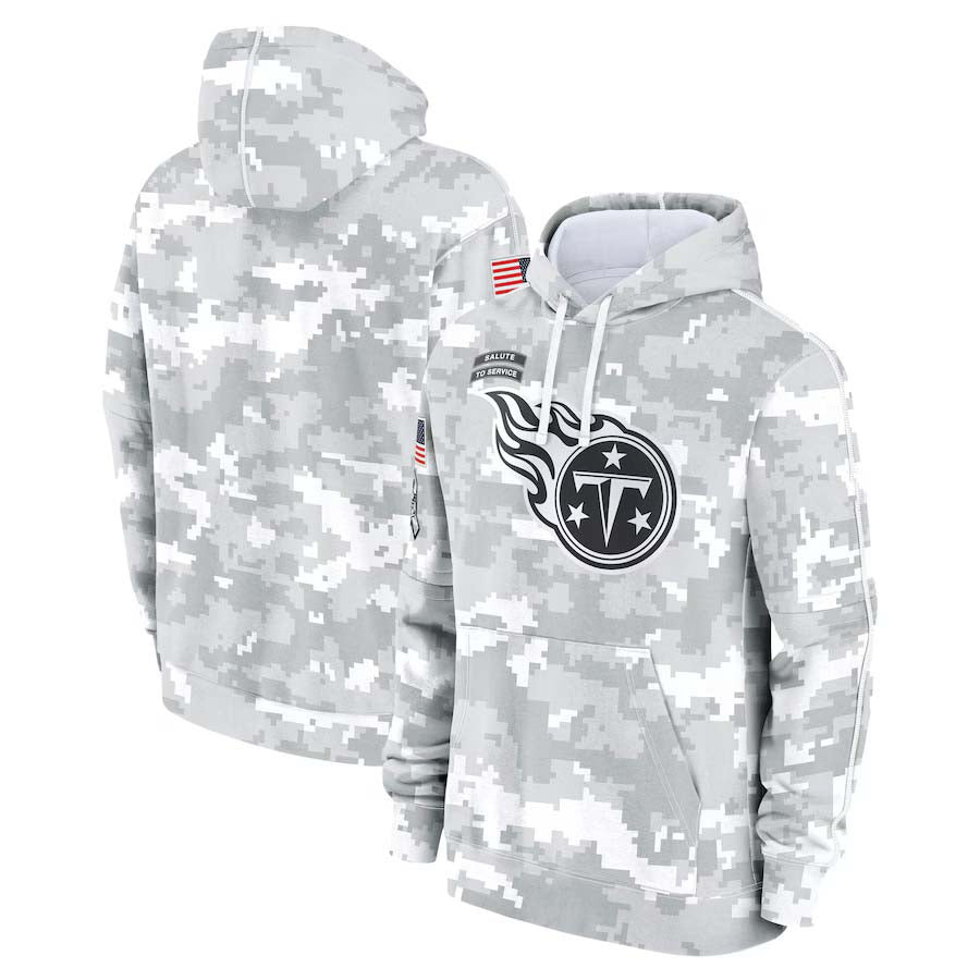 T.Titans Salute To Service Club Pullover Hoodie Player Game product image 1