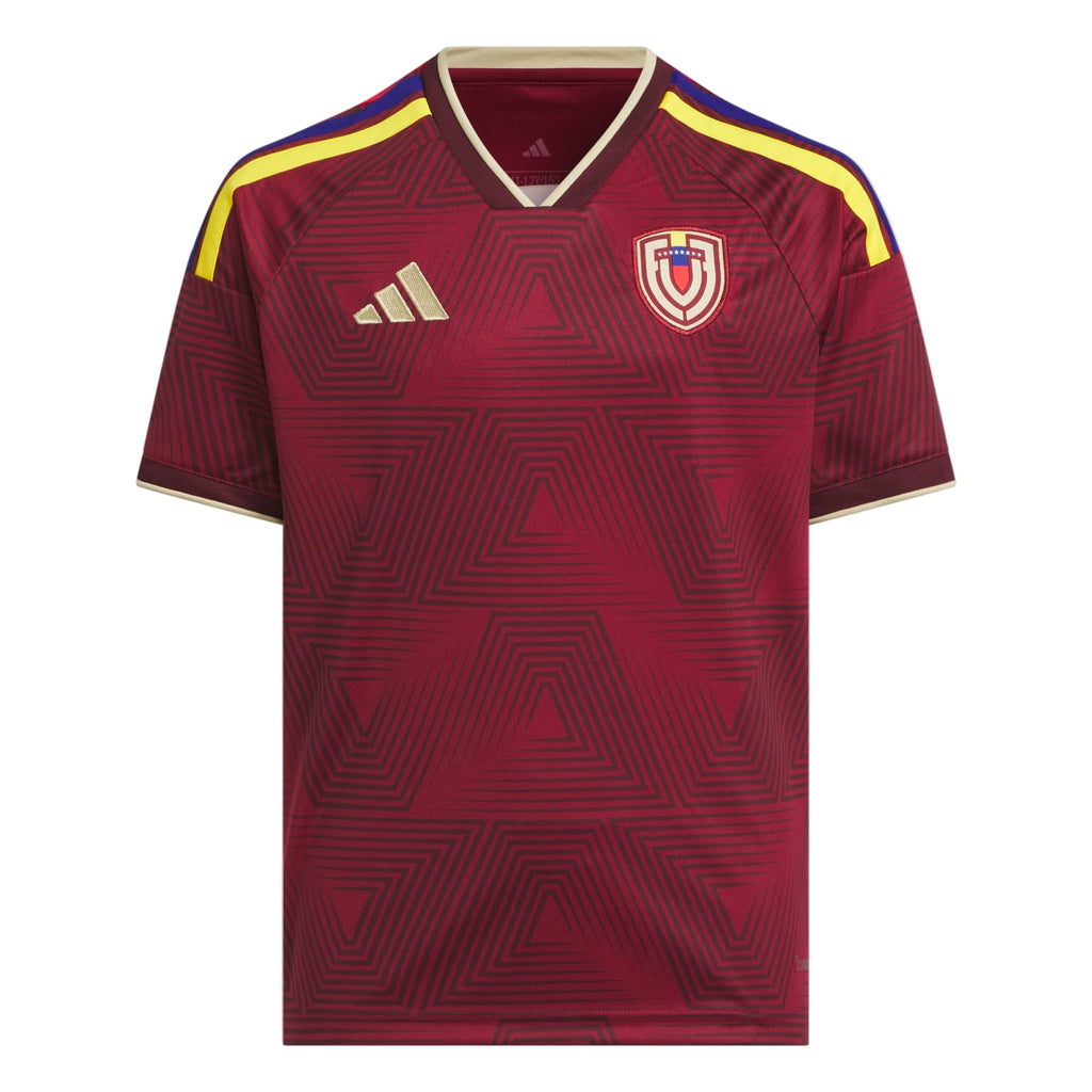 ADIDAS Venezuela Youth Home Jersey 2026 - JY5075 product image 1, provided for visual reference and product detail review