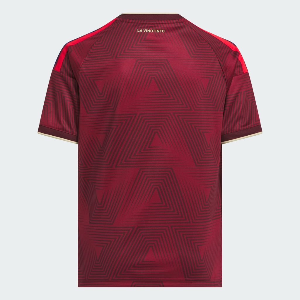 ADIDAS Venezuela Youth Home Jersey 2026 - JY5075 product image 2, provided for visual reference and product detail review