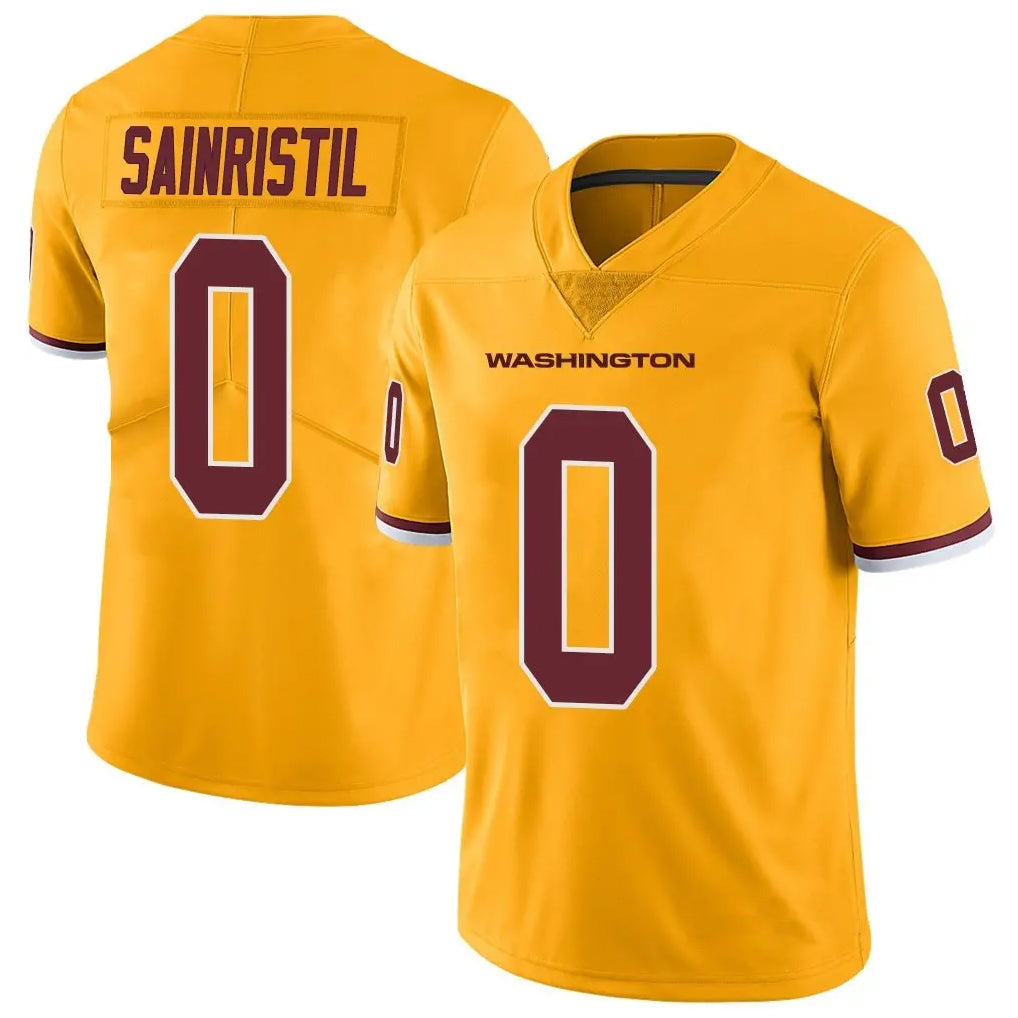 W.Commanders #0 Mike Sainristil Player Gold Vapor Limited product image 1