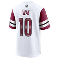 W.Commanders #10 Tress Way Player White Game Stitched product image 1