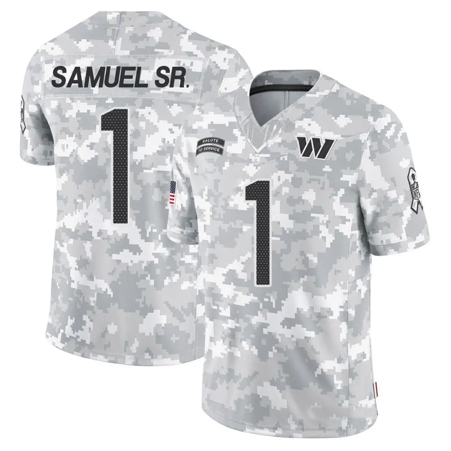 W.Commanders #1 Deebo Samuel Sr Player Arctic Camo Salute product image 1