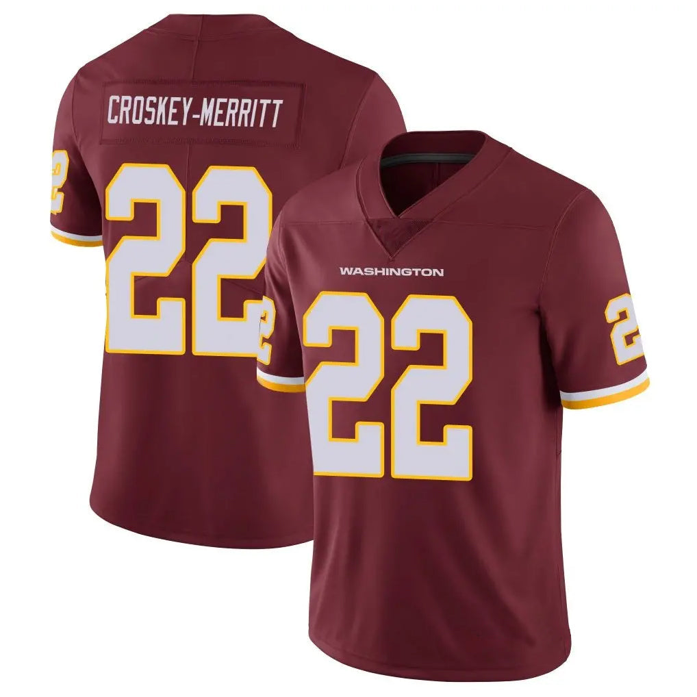 W.Commanders #22 Jacory Croskey-Merritt Player Burgundy product image 1