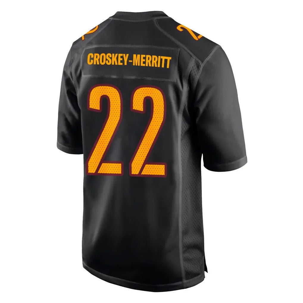 W.Commanders #22 Jacory Croskey-Merritt Player Carbon Black product image 1