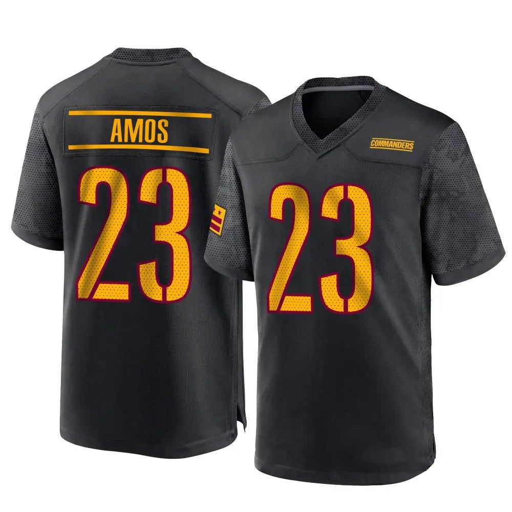 W.Commanders #23 Trey Amos Player Black Home Game Football product image 1