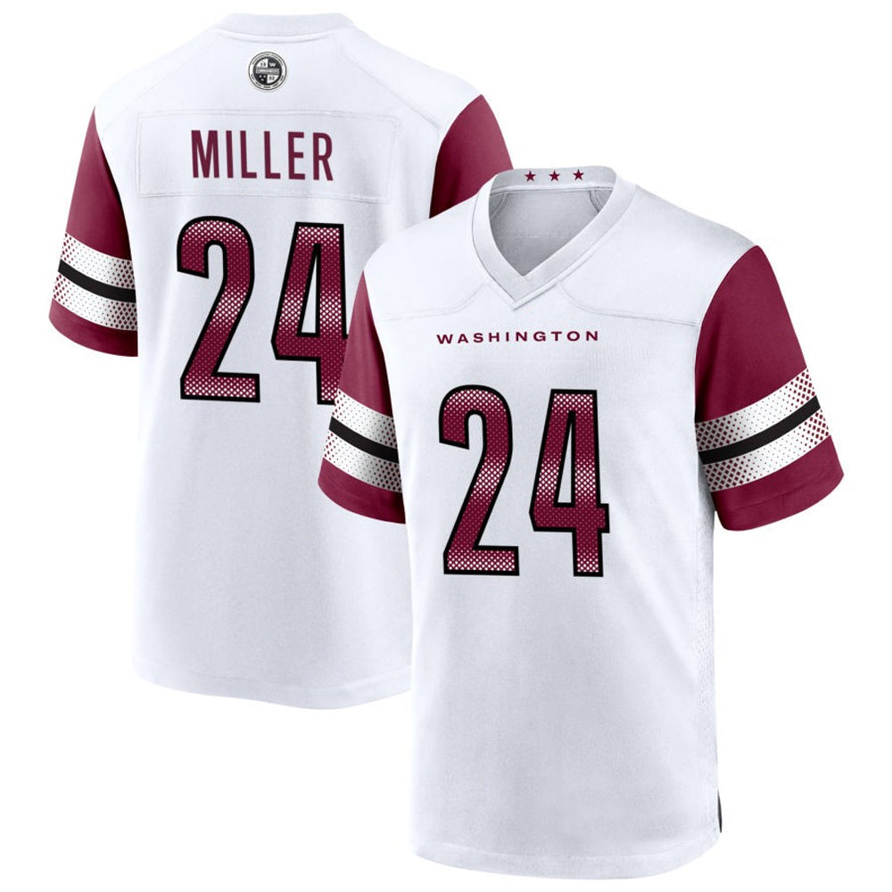 W.Commanders #24 Von Miller Player White Home Game Football product image 1