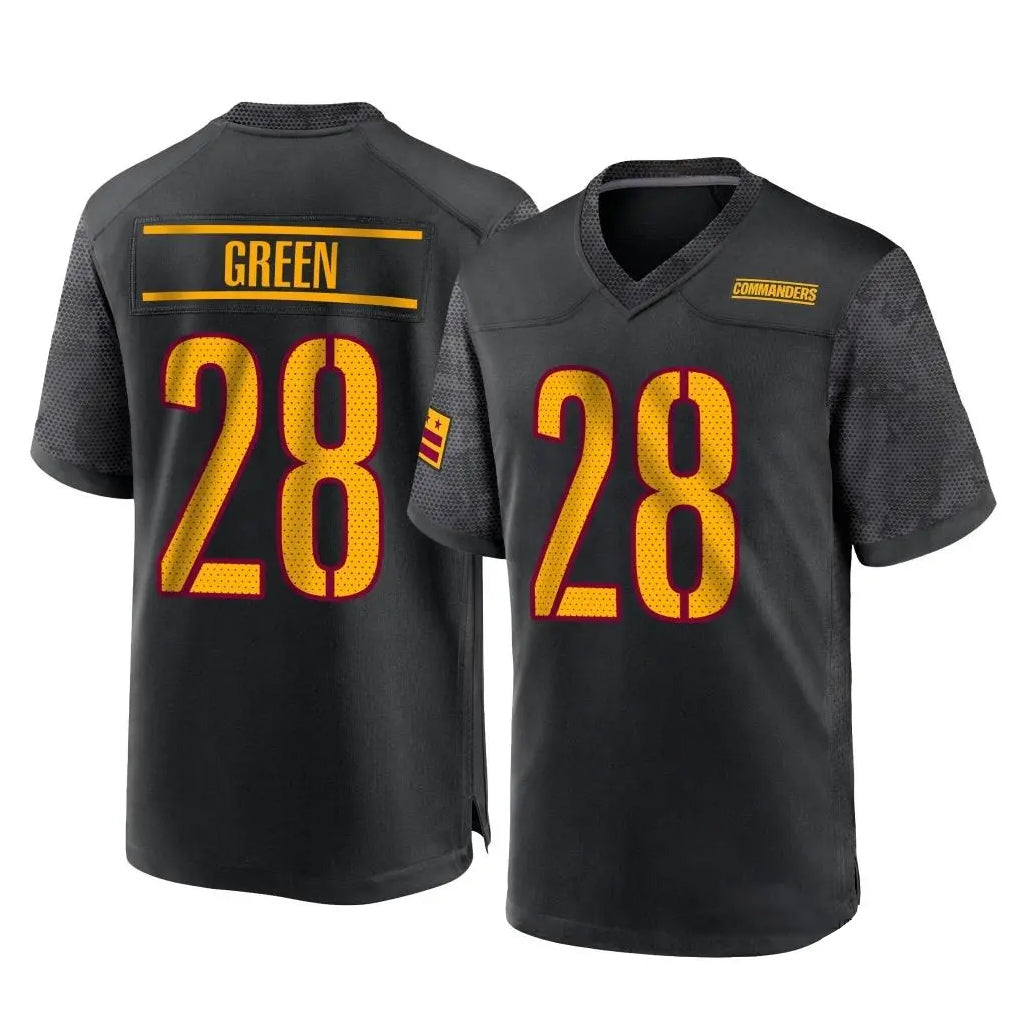 W.Commanders #28 Darrell Green Player Black Home Game product image 1