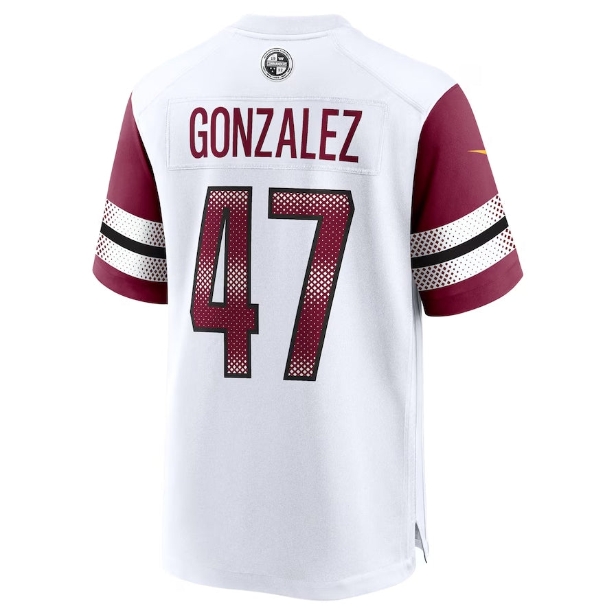 W.Commanders #47 Zane Gonzalez Player White Game Stitched product image 1