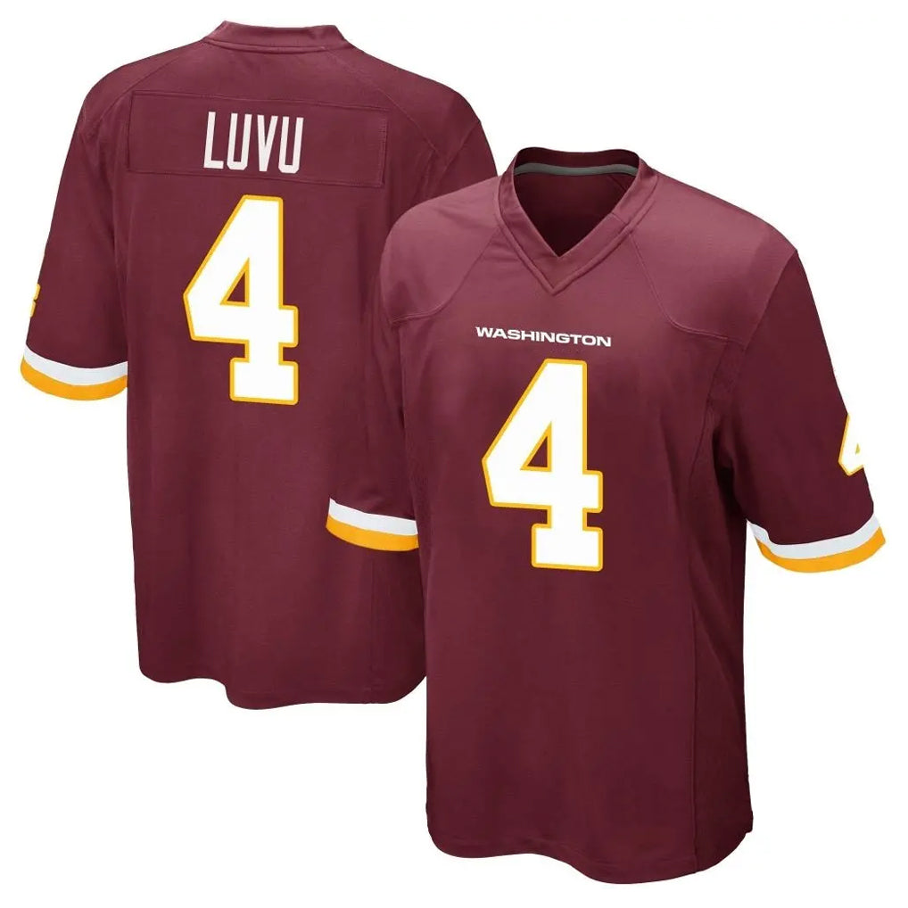 W.Commanders #4 Frankie Luvu Player Burgundy Game Football product image 1