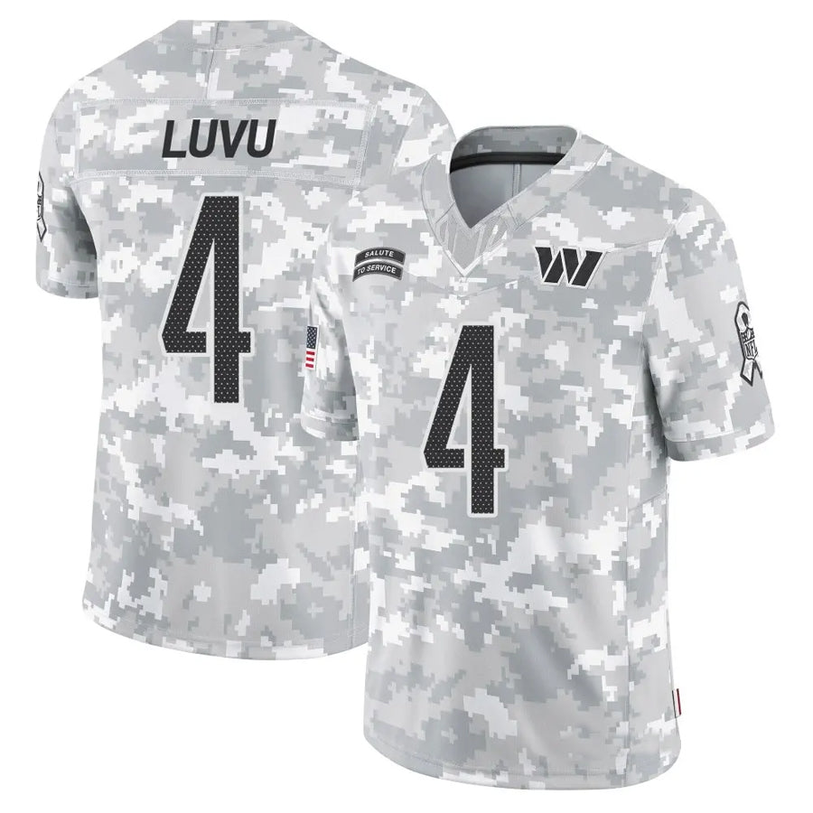 W.Commanders #4 Frankie Luvu Player Limited Arctic Camo product image 1