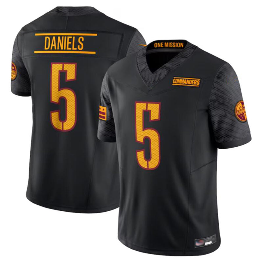 W.Commanders #5 Jayden Daniels Player Black Vapor F.U.S.E. product image 1