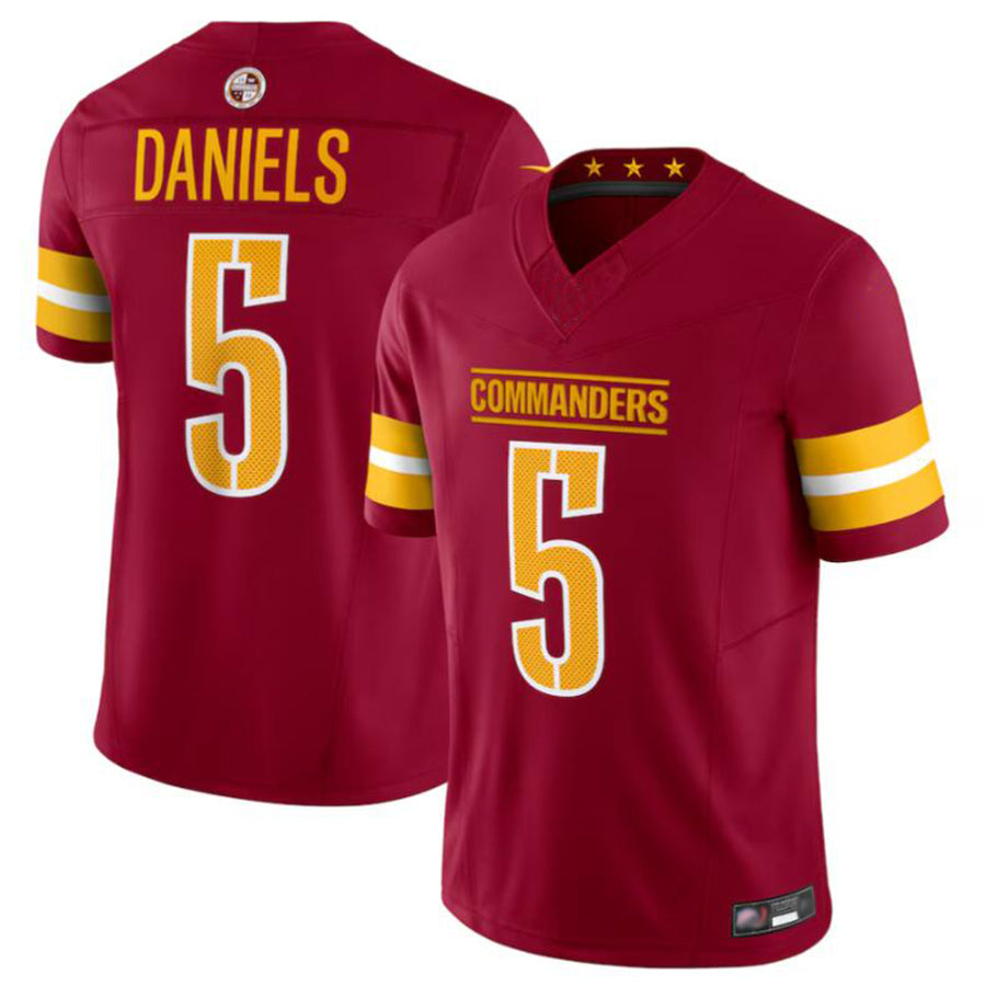 W.Commanders #5 Jayden Daniels Player Burgundy Vapor product image 1