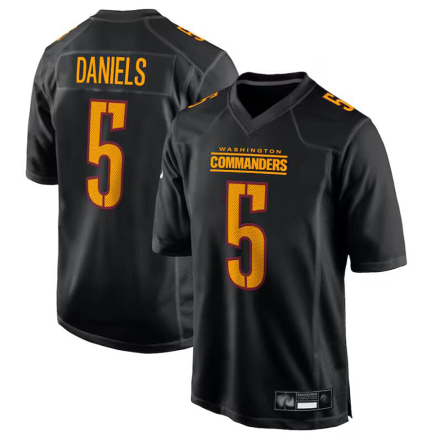 W.Commanders #5 Jayden Daniels Player Carbon Black Fashion product image 3