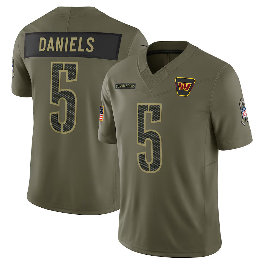W.Commanders #5 Jayden Daniels Player Olive Salute to product image 2